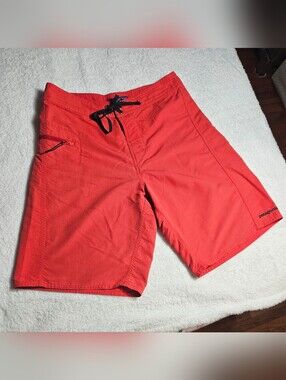 Patagonia Men’s Wavefard Coral-Red Board Shorts